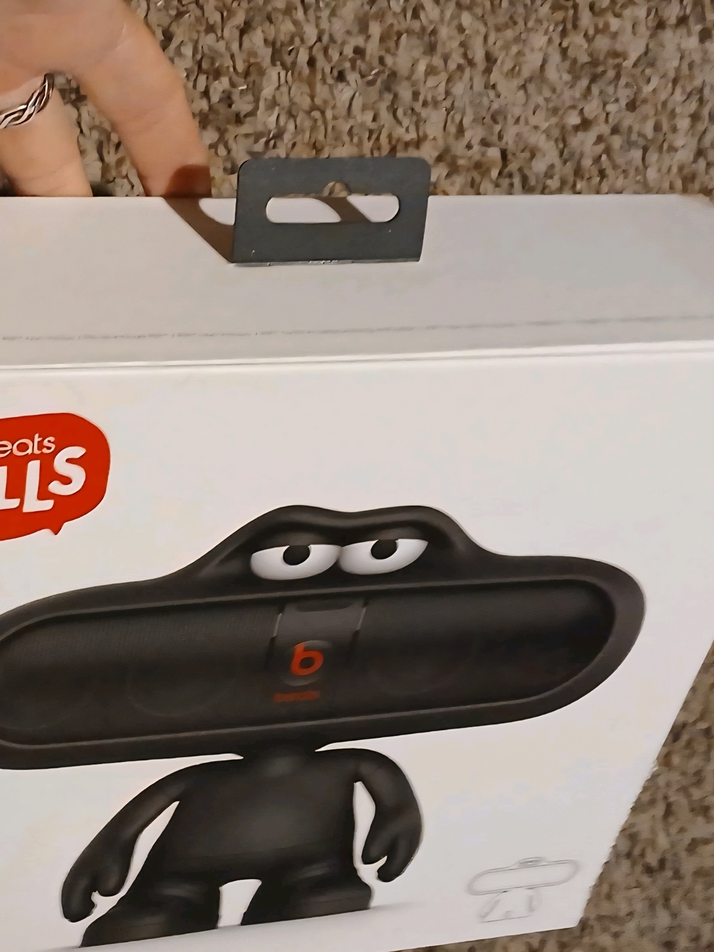Beats by Dr. Dre Pill Dude Character Stand in black In Box